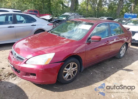 2006 Honda Accord 2.4 Ex z USA, uszkodzony, nr VIN 1HGCM56846A041599